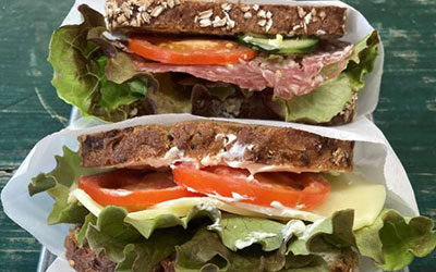 Unsere frisch belegten Bio-Brote